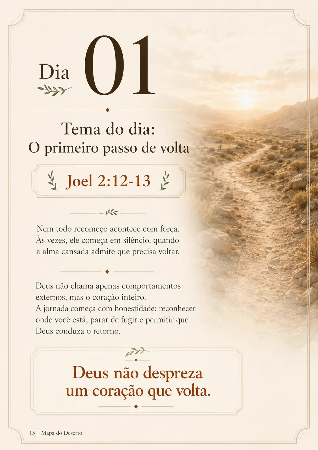 Plano de Oração dos 40 Dias